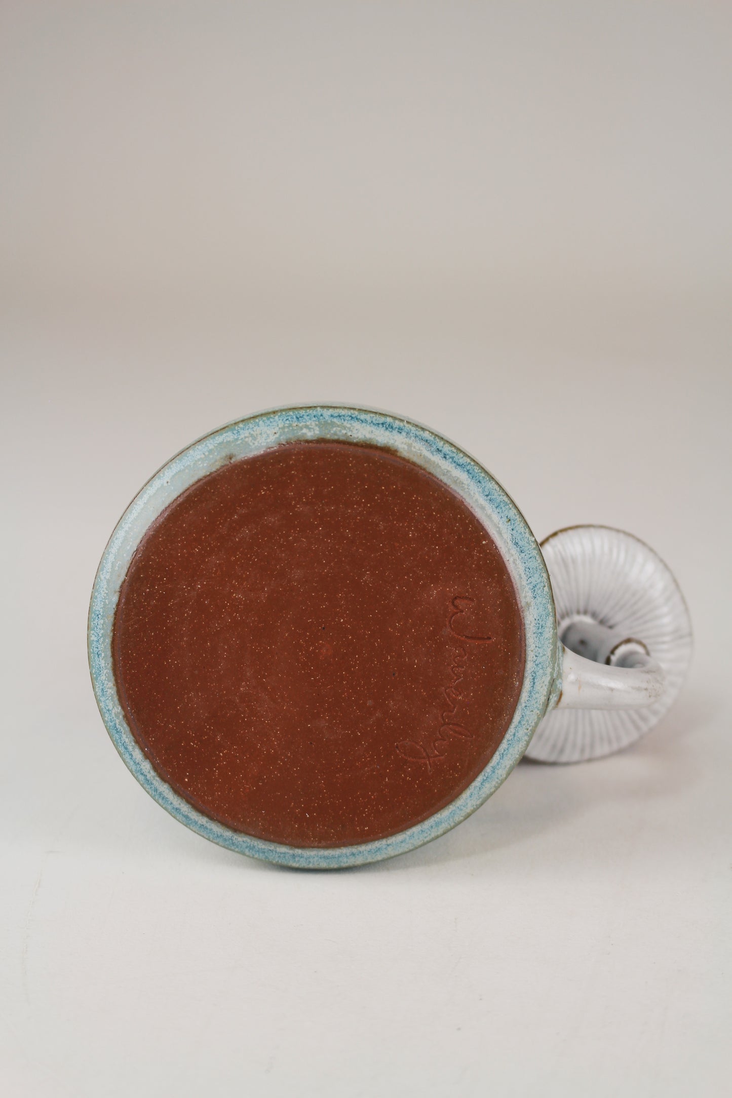 Antique Turquoise Amanita Mug