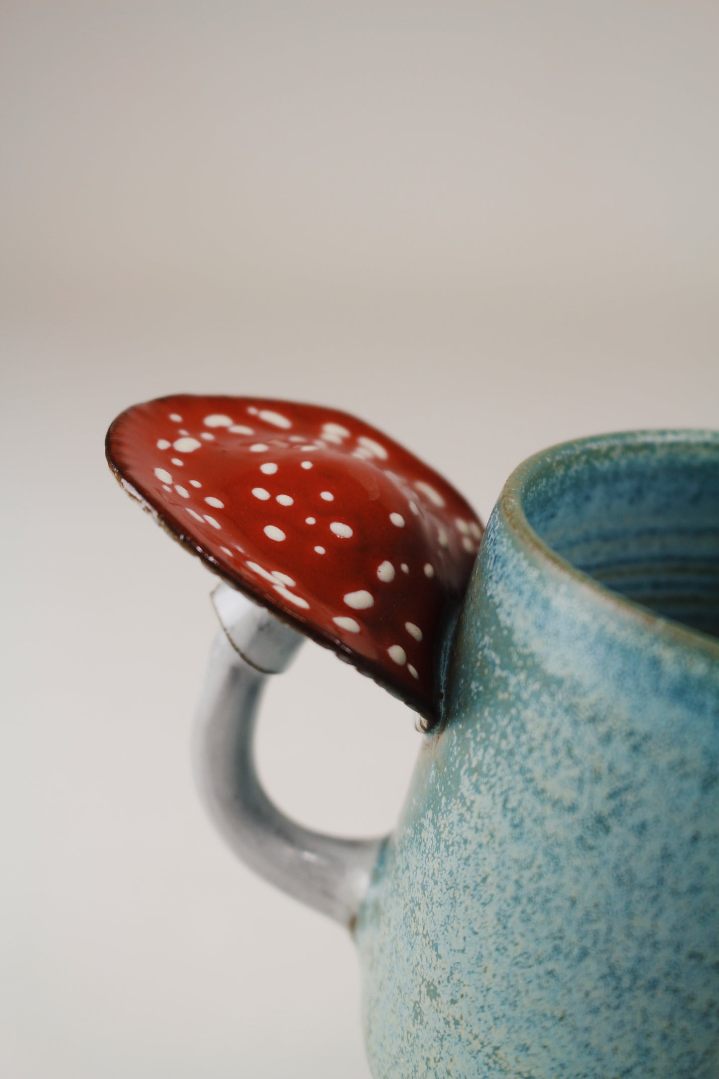 Antique Turquoise Amanita Mug