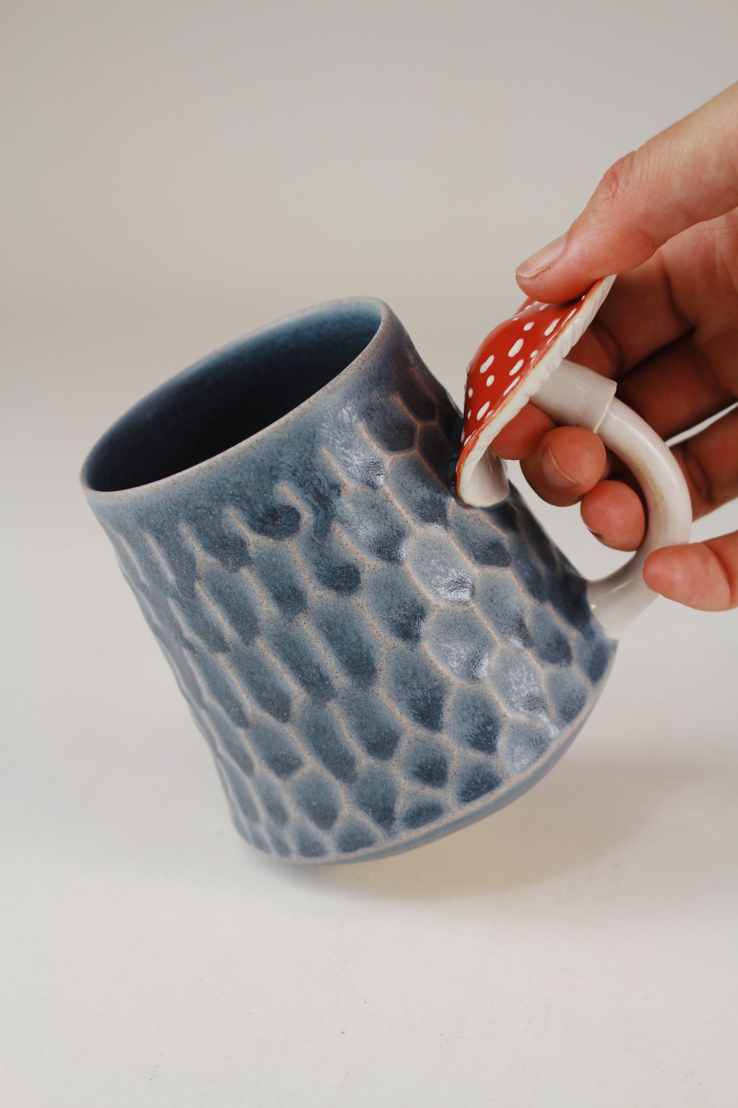 Carved Slate Amanita Mug