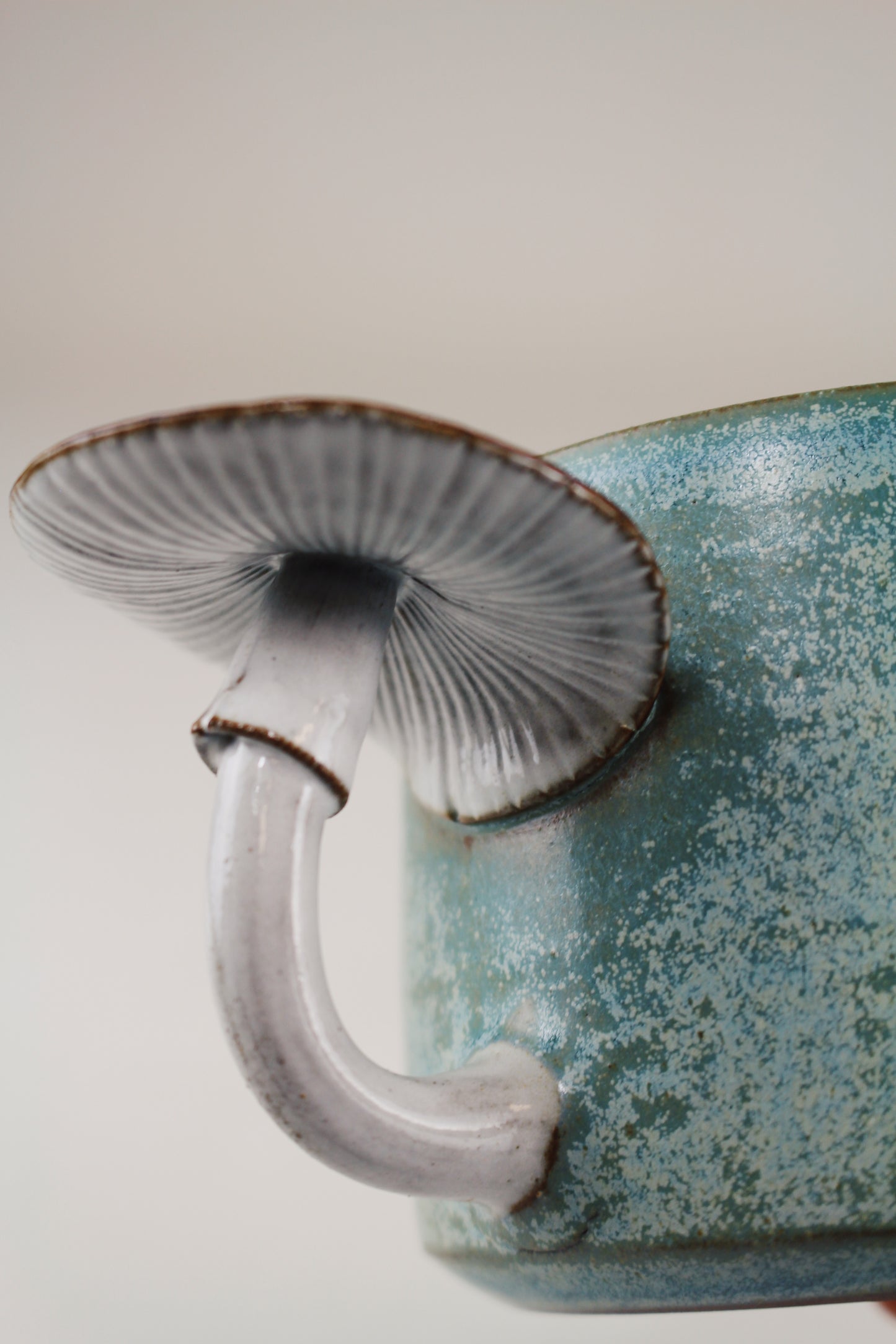 Antique Turquoise Amanita Mug