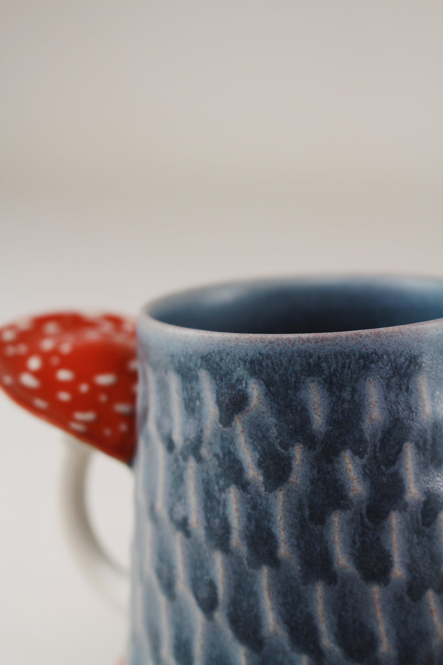 Carved Slate Amanita Mug