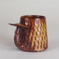 Tall Carved Ember Mushroom Mug