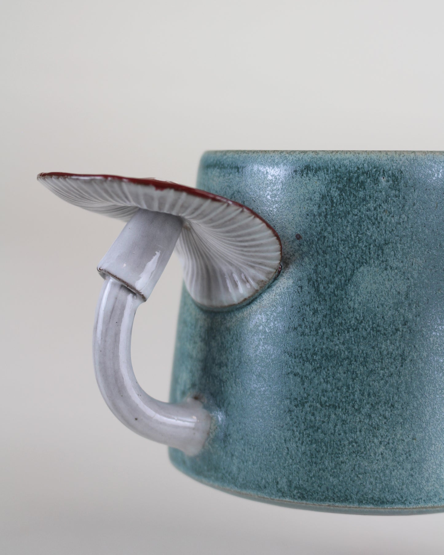 Antique Turquoise Amanita Mug