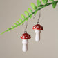 Amanita Mushroom Earrings