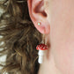 Amanita Mushroom Earrings