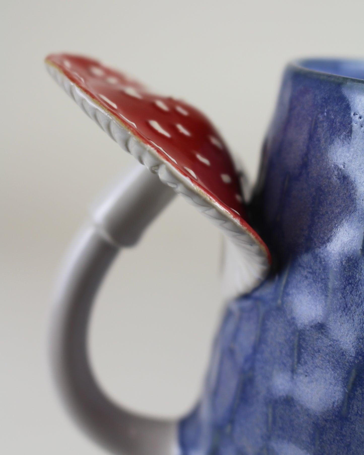 Carved Bluebell Amanita Mug