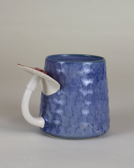 Carved Bluebell Amanita Mug