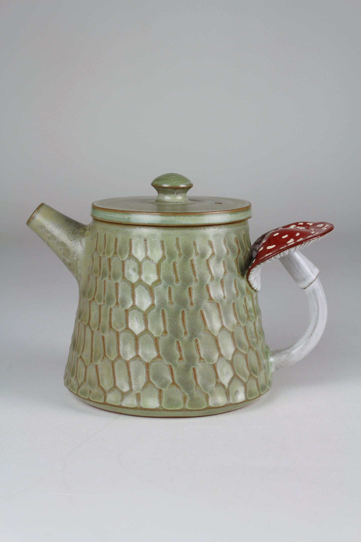 Sage Amanita Teapot